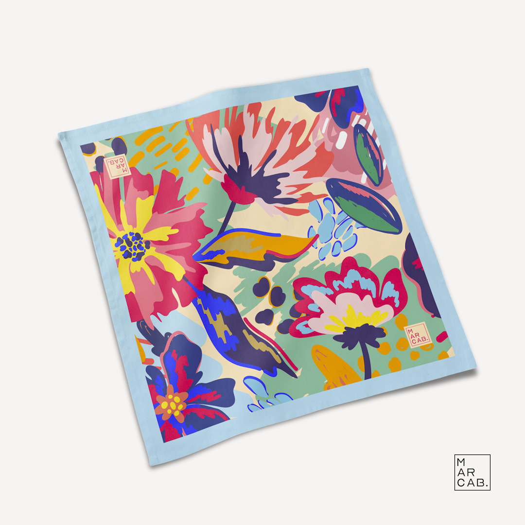 Floral Azul