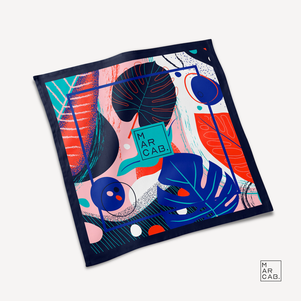 Cuadrado Azul Rojo