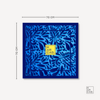 Cuadrado Azul Amarillo