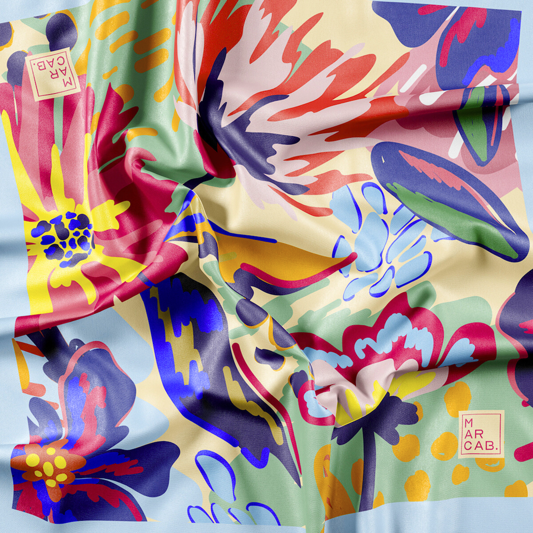 Floral Azul