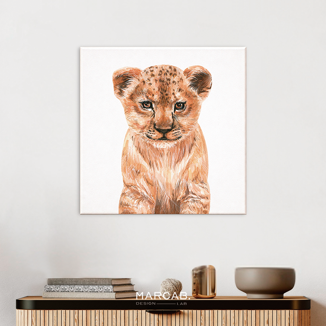Baby Lion watercolor