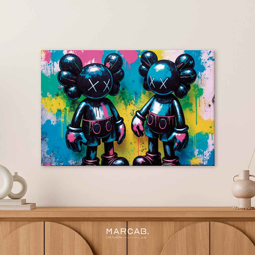 Kaws companions graffiti art