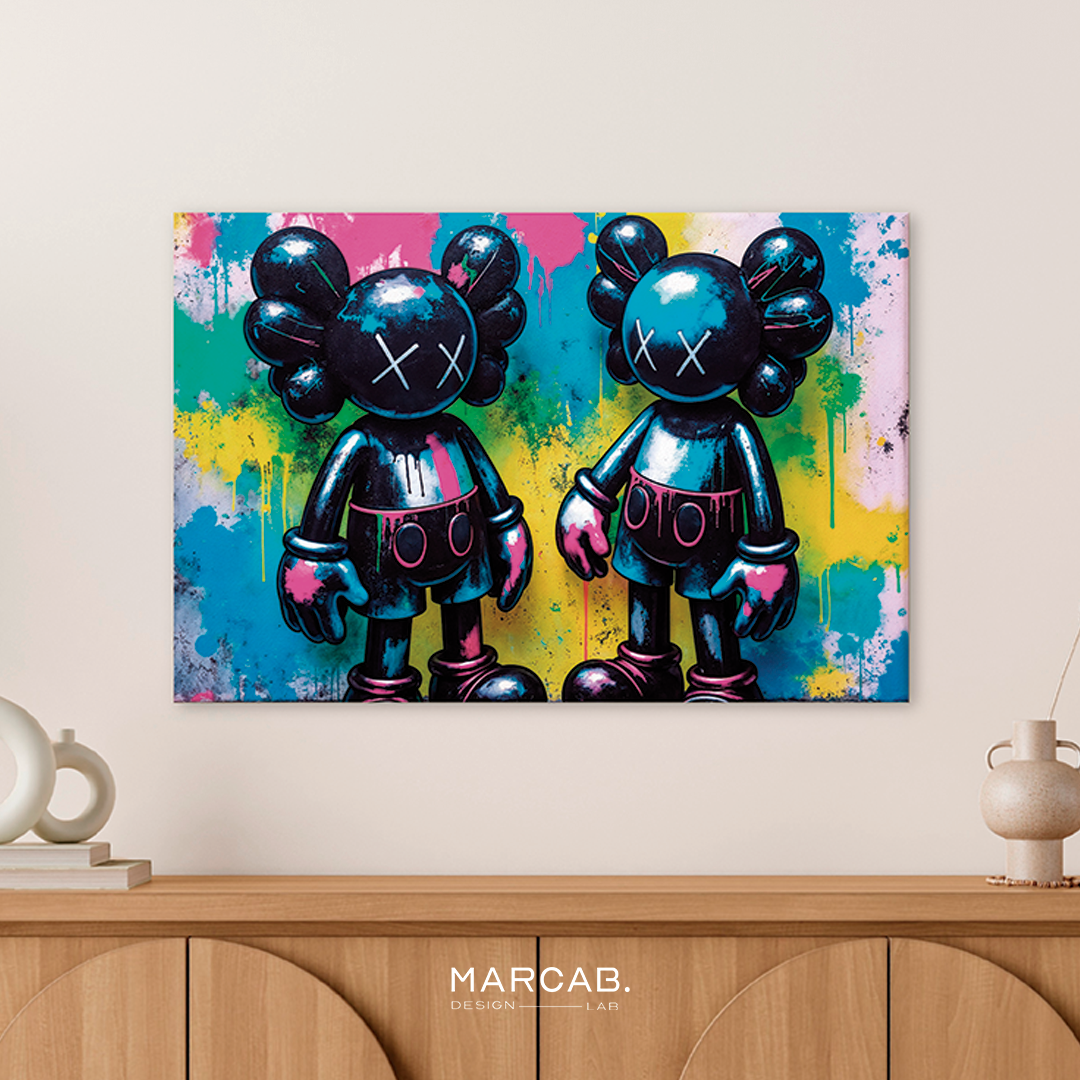 Kaws companions graffiti art