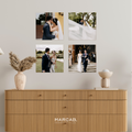 Set 4 Cuadros Personalizados