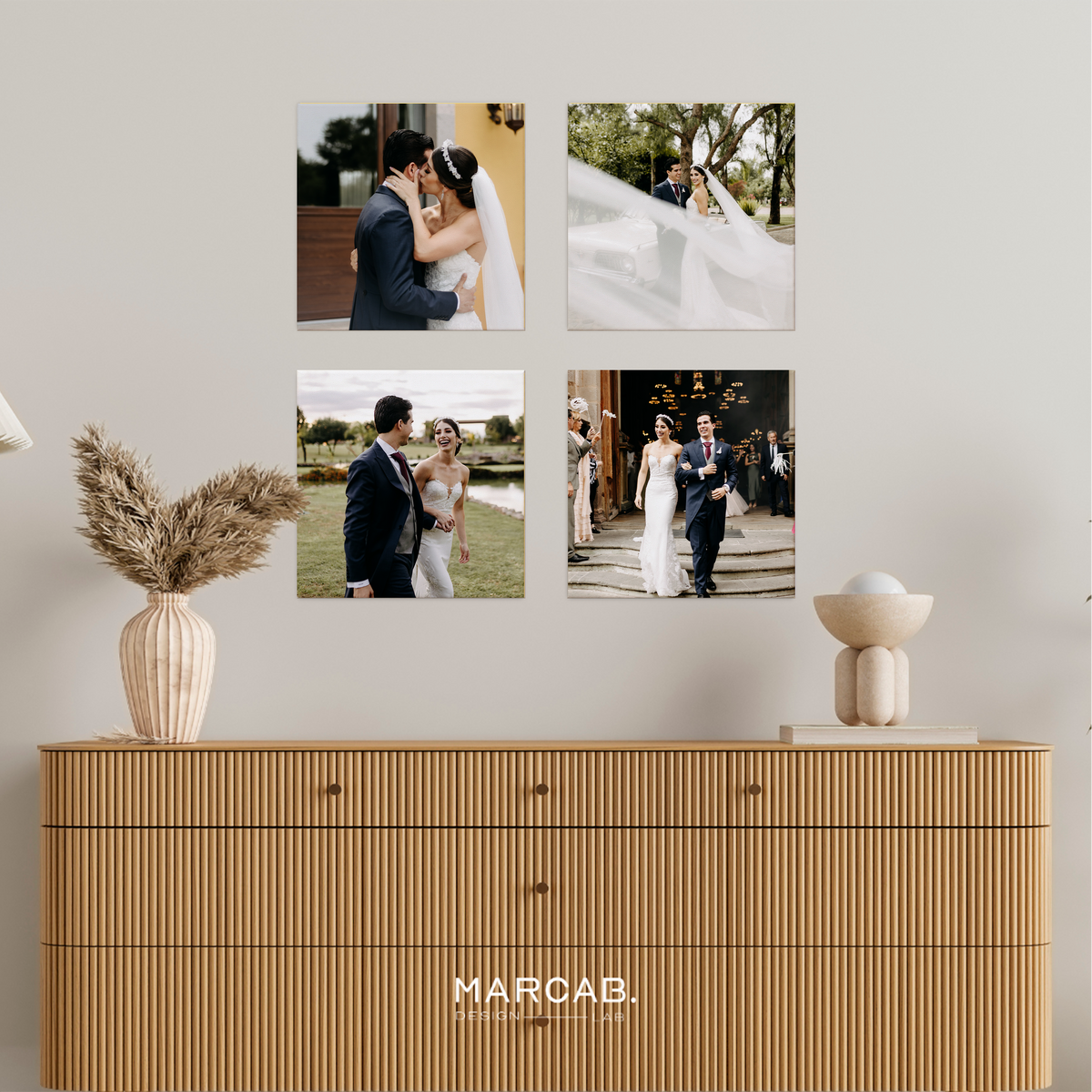 Set 4 Cuadros Personalizados