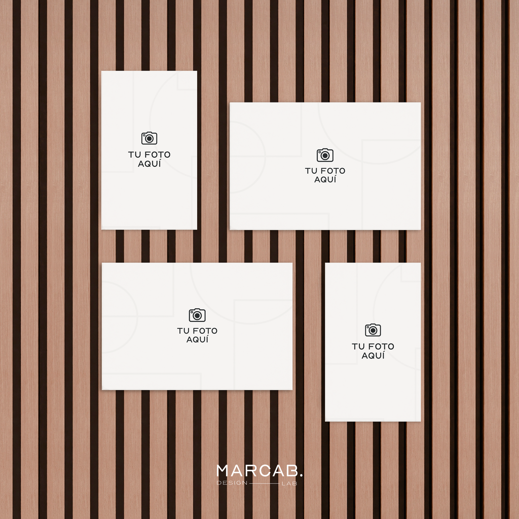Set Layout 4 cuadros personalizados