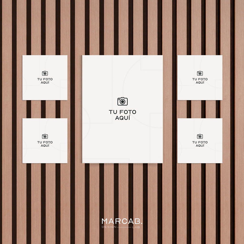 Set Layout 5 cuadros personalizados