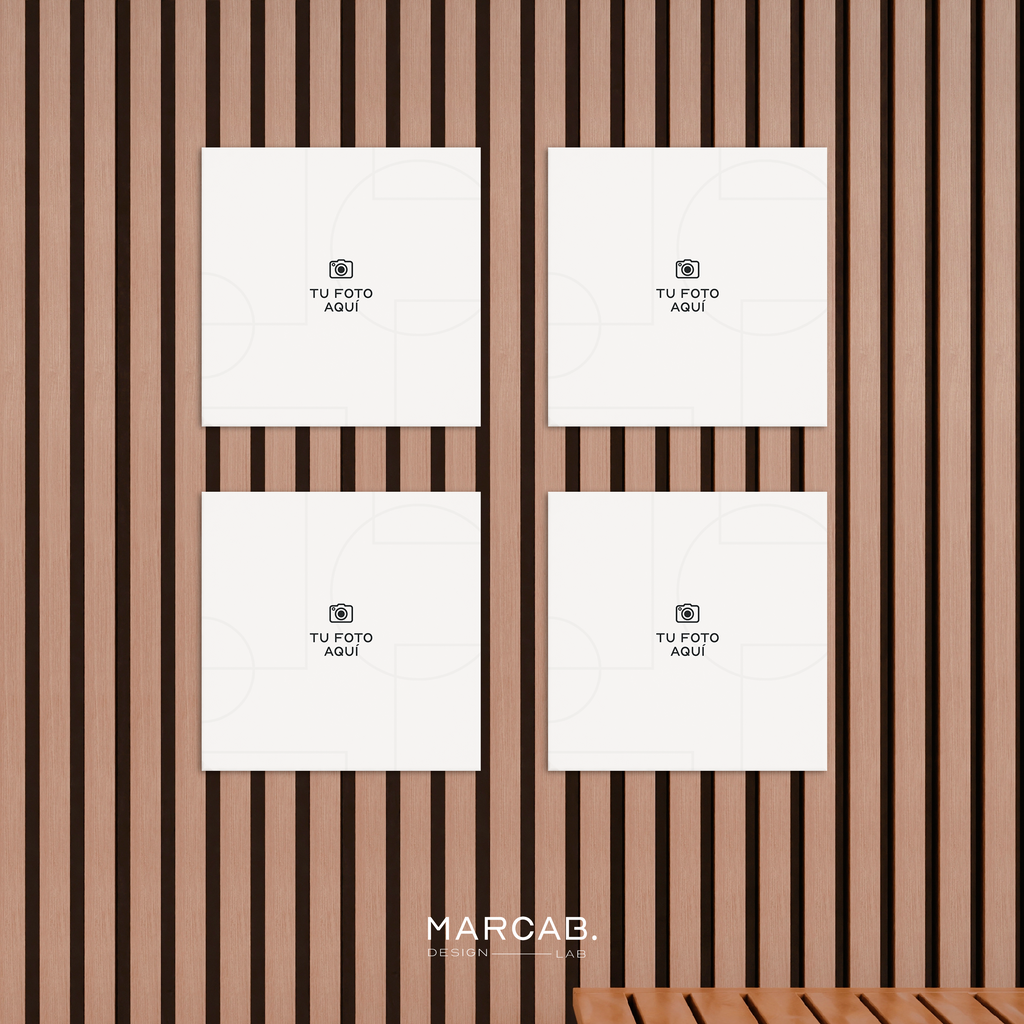 Set 4 Cuadros Personalizados