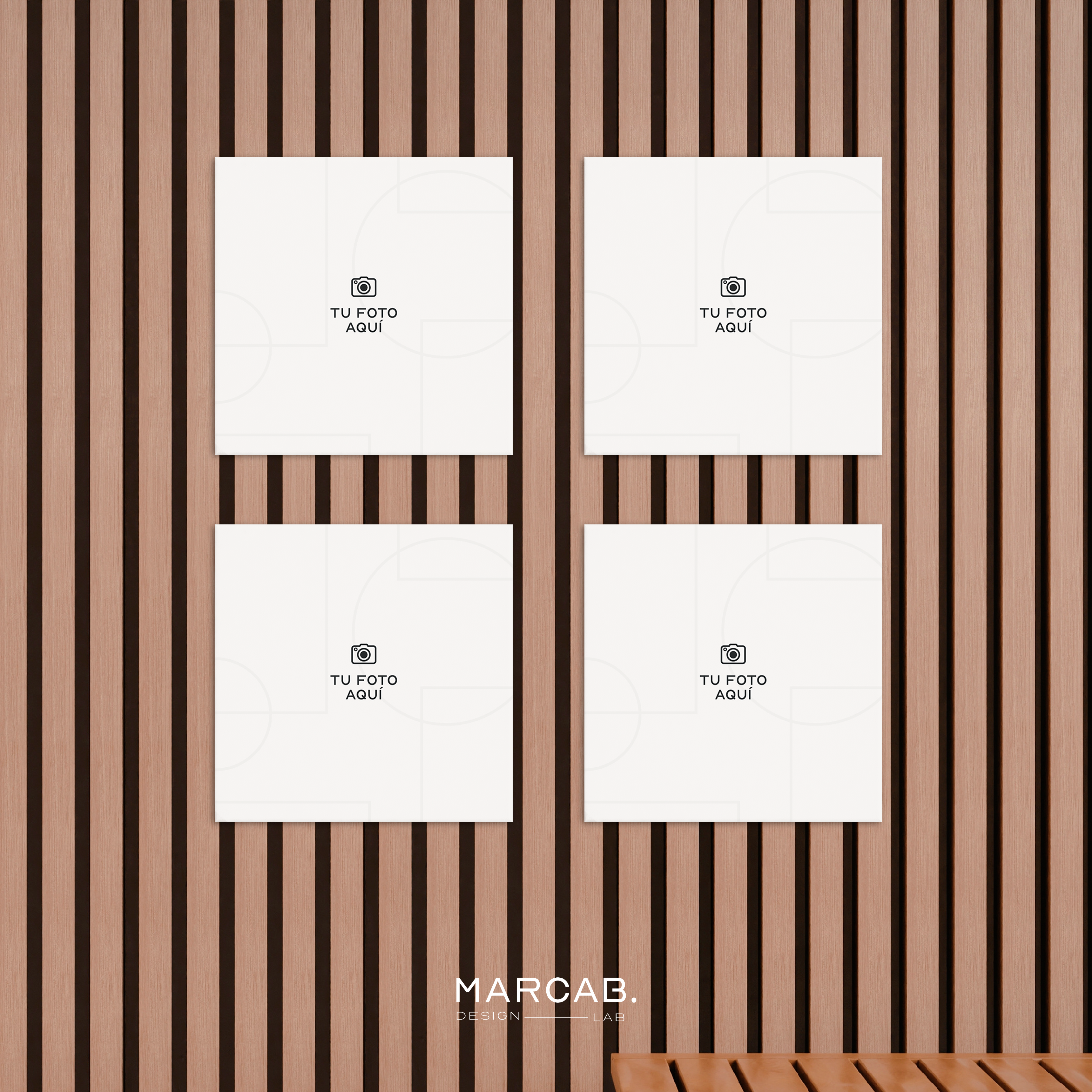 Set 4 Cuadros Personalizados