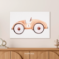 Yellow baby stroller